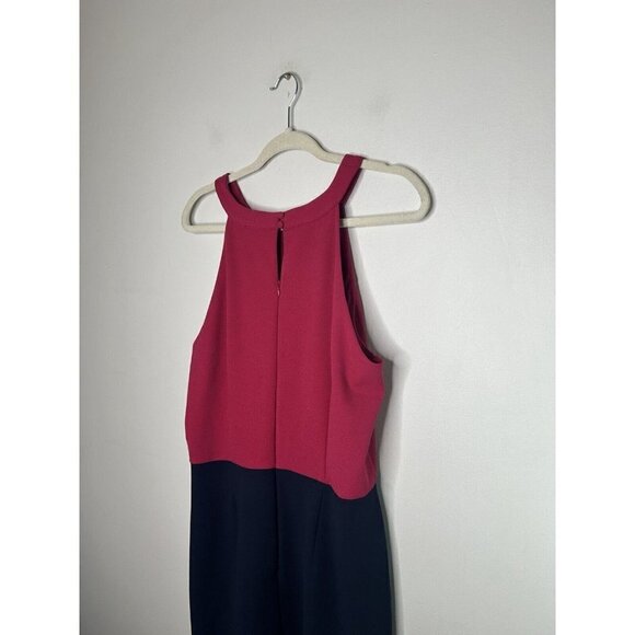 Goldray Stitch Fix Karlie Knit Dress Fuchsia Navy Blue Color block Size XL NWT - Picture 9 of 14